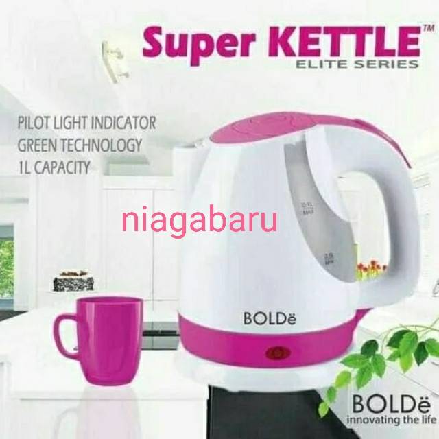 Pusat Grosir Super Kettle Bolde 0.9 L Teko Listrik Pemanas Air QKol3oU5KKxk8