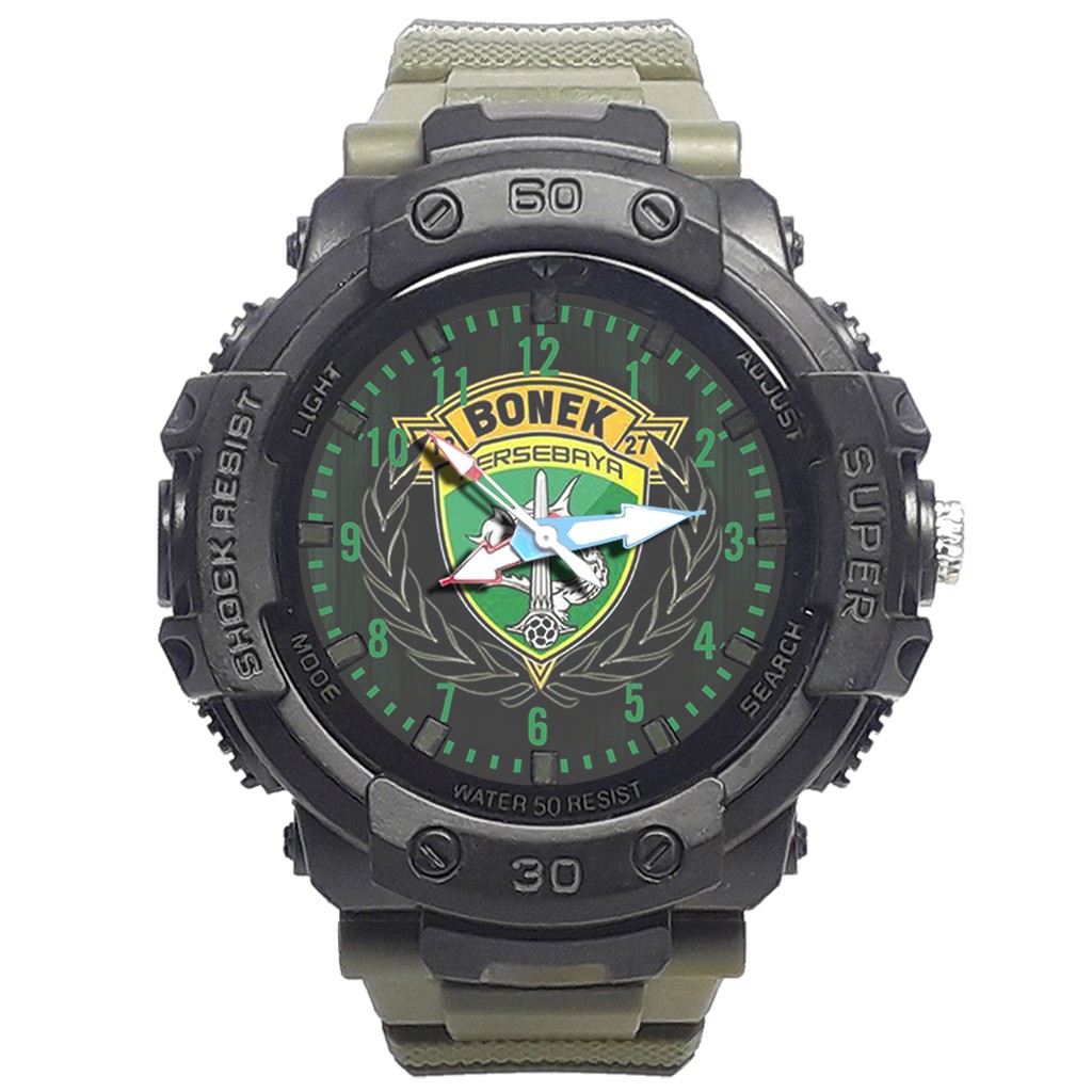 Jam Tangan  PERSEBAYA MOTIF 11 Bagus