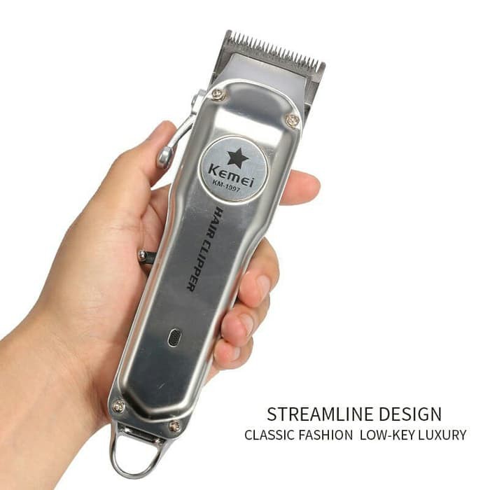 Kemei-1997 Rechargeable Hair Clipper Electric Hair Trimmer Professiona inna