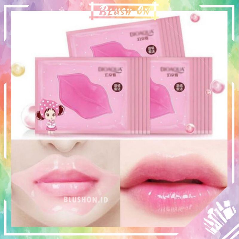 LIP MASK PELEMBAB BIBIR MENCERAHKAN BIBIR MASKER BIBIR PINK