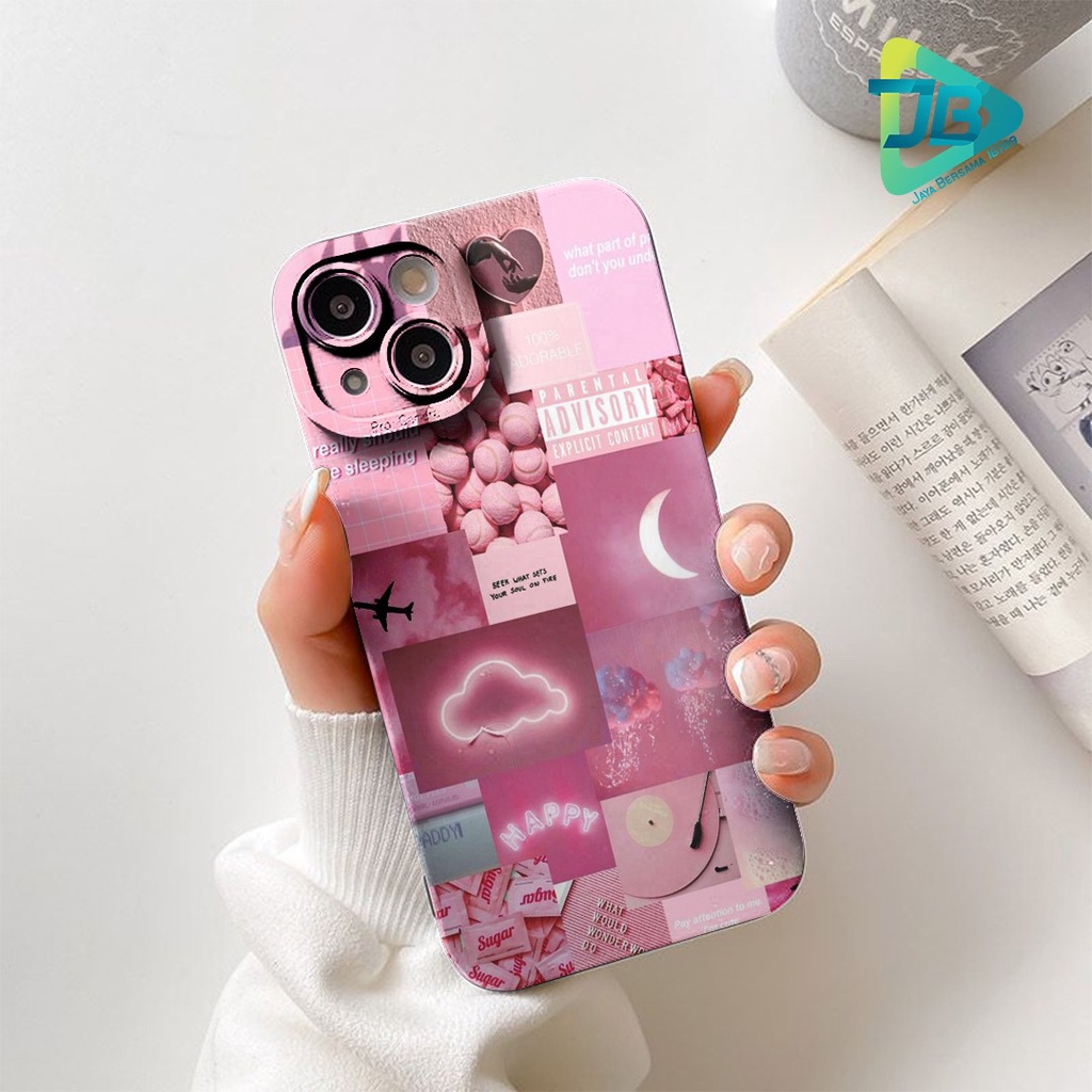 SOFTCASE PROCAMERA CUSTOM PINK AESTHETIC OPPO VIVO SAMSUNG REALME XIAOMI IPHONE INFINIX FOR ALL TYPE JB5728