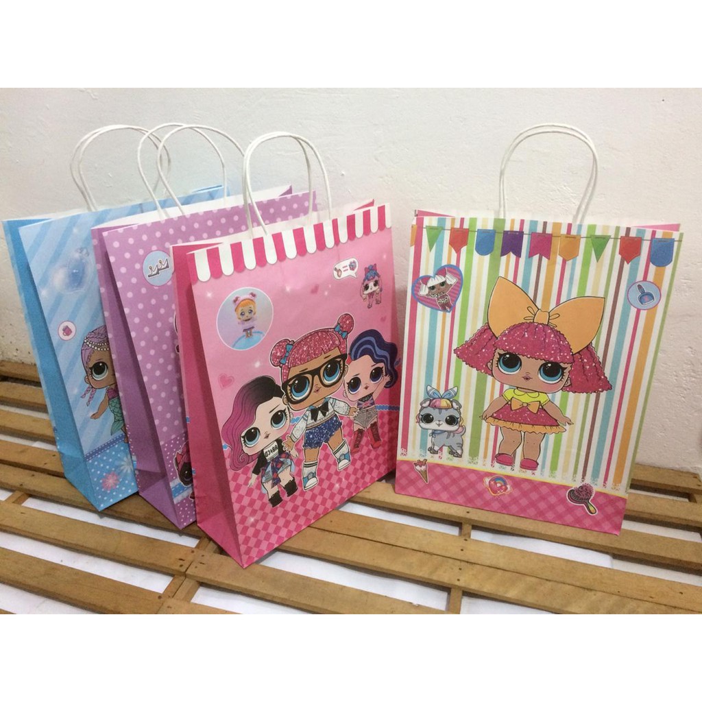 

TERMURAH!Paperbag Karakter LOL /Tas Kertas Warna