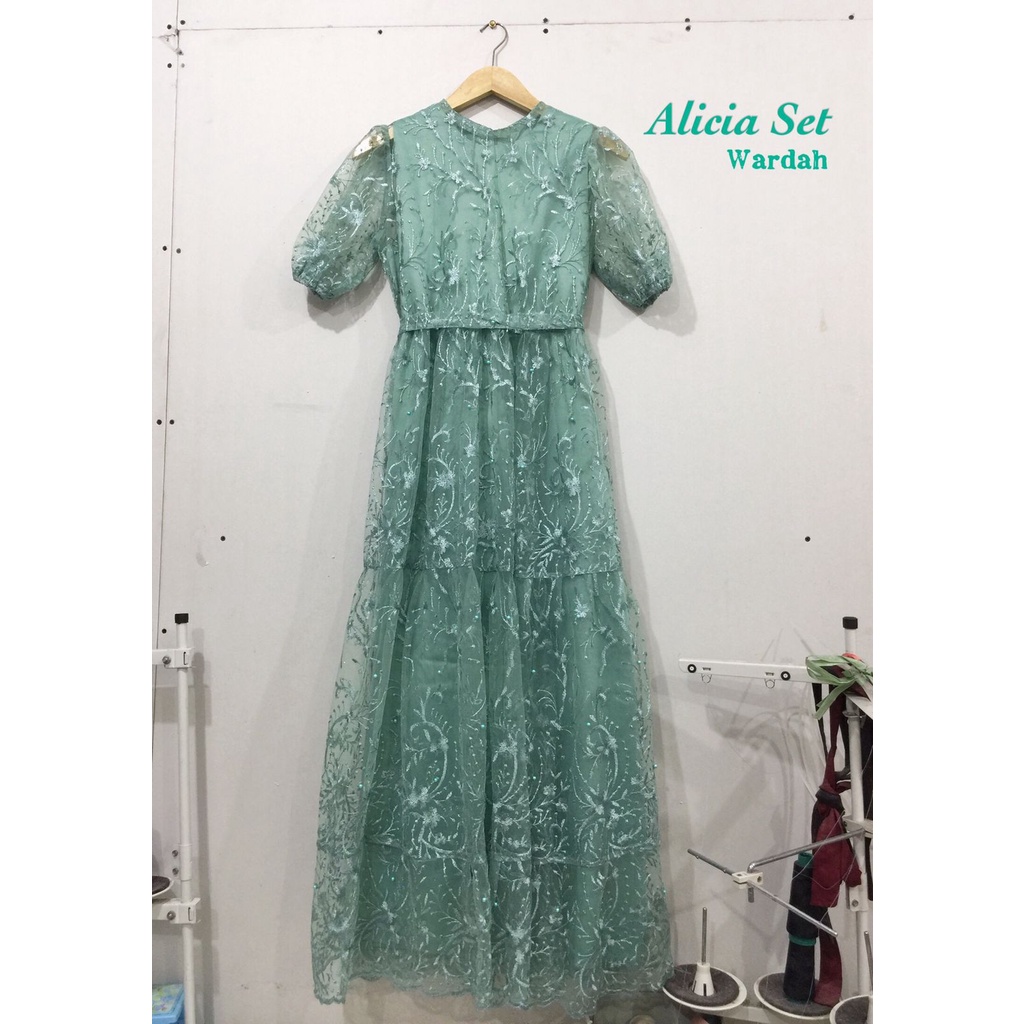 Alicia Set Dress Brokat Lace