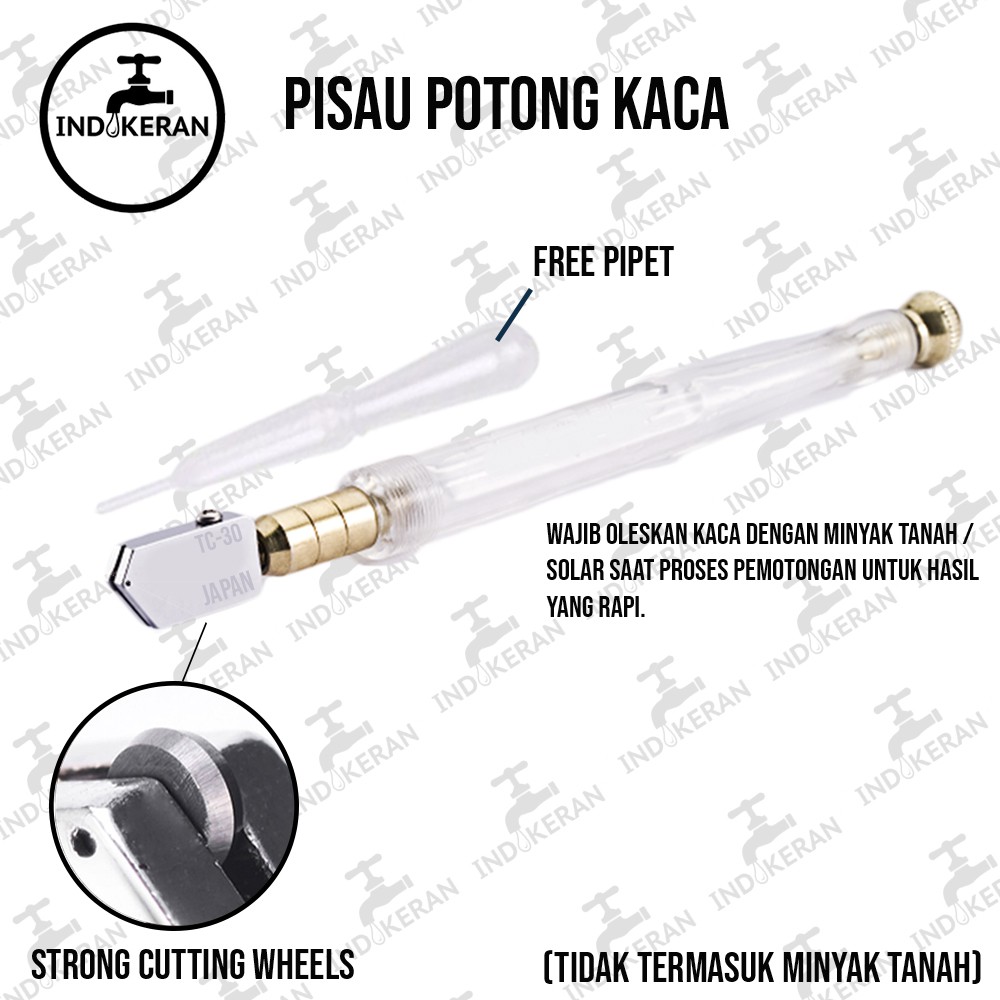 INDOKERAN - Pisau Potong Kaca Kualitas Jepang - High Quality