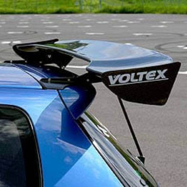 Spoiler Gt wing Voltex hatchback bahan fiberglass premium
