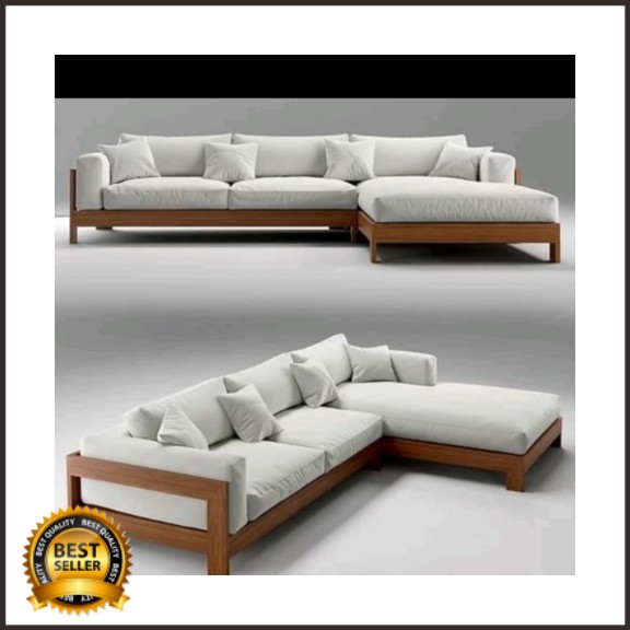 Kursi Tamu Santai Sofa Sudut Busa Grade A Berkualitas