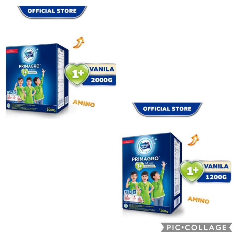 Frisian Flag Primagro 1+ / 3+ / 1200gr / 2000gr