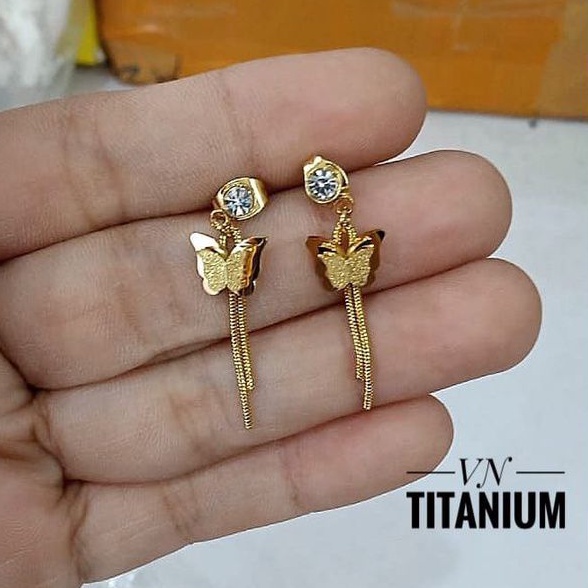 Anting kupu titanium terbaru LYF7