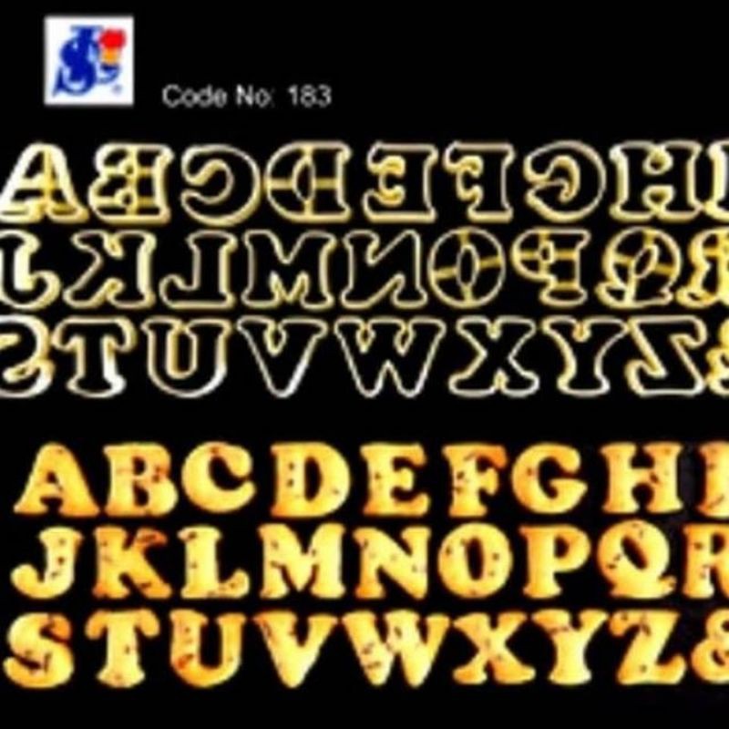 cutter huruf malaysia