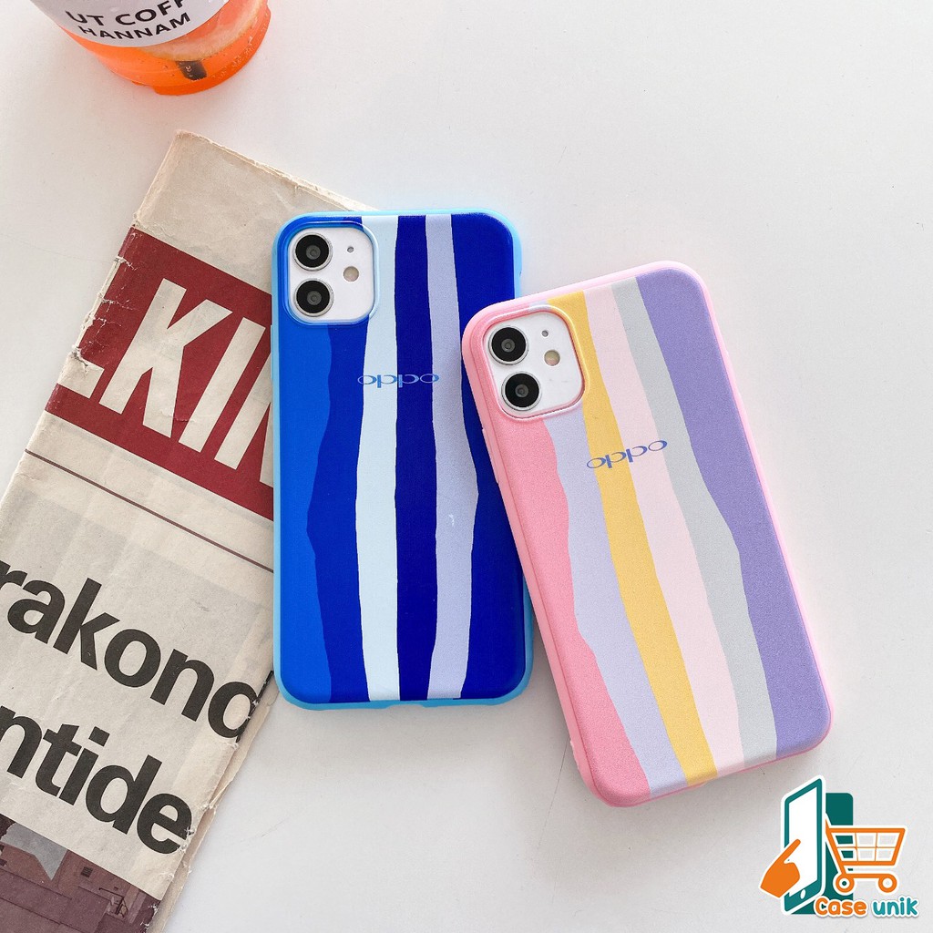 SS046 CASE RAINBOW OPPO A31 A8 A9 A5 A15 A15S A52 A92 A53 A33 A54 A71 RENO 4 4F 5F A94 2020 CS2327