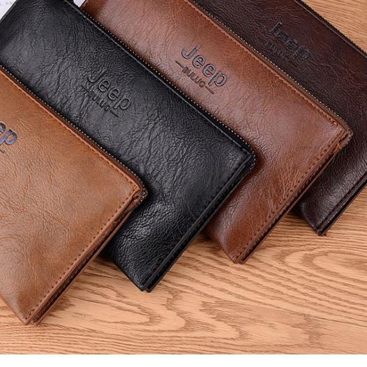 ✫ Dompet Panjang Kulit Jeep Buluo P8 ❉