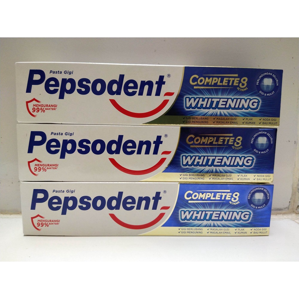 Pepsodent Complete 8 Action Whitening 190gr