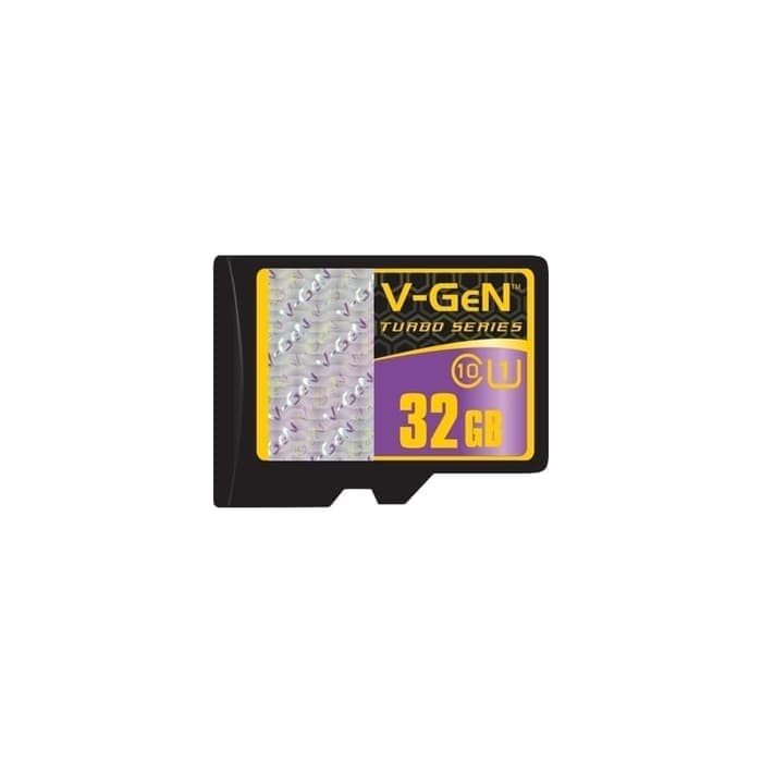 MicroSD V-GeN Turbo 32GB Class 10 Micro SD VGEN Memory HP 32 GB