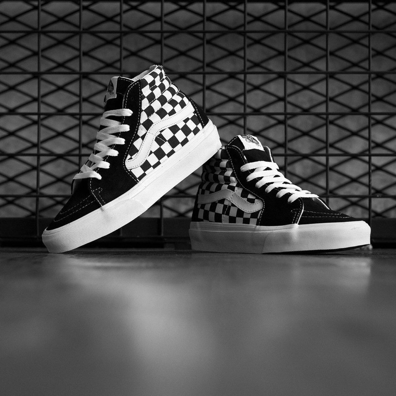 Sk8-Hi Checkerboard Black/White Classic