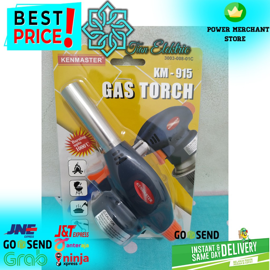 KENMASTER KM-915 Gas Torch Pemantik Gas / Alat Las / Alat Bakar