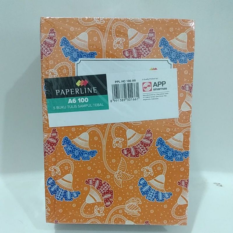 

Paperline Buku Tulis / Oktafo Sampul Tebal A6 100 & 200 lembar