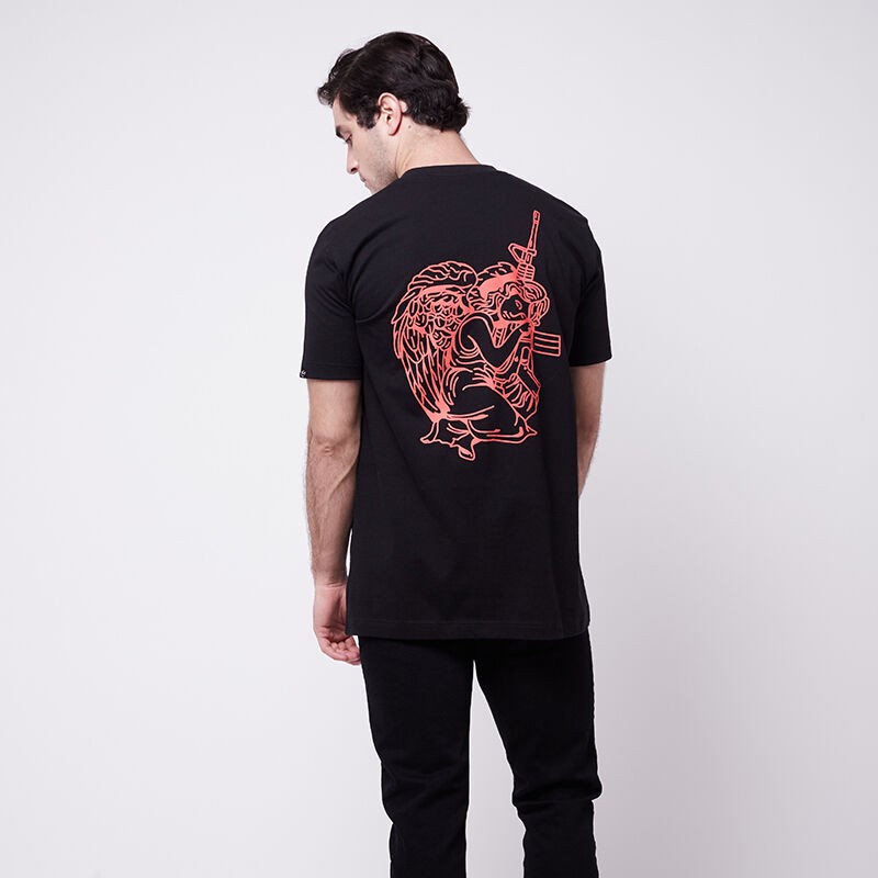 Concrete Mind - Paradoxical Saint Logo Black Tee