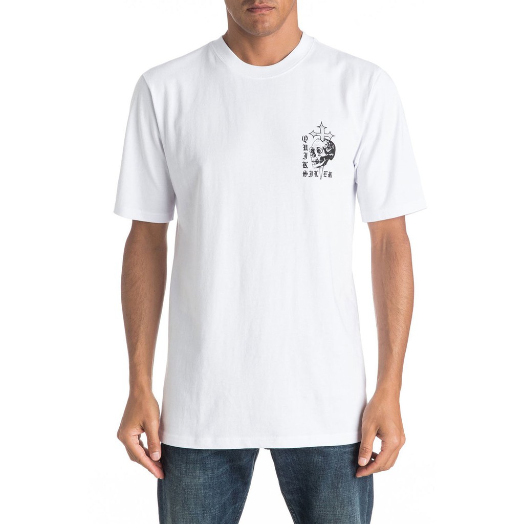 Kaos Quiksilver Original TO QUIKSILVER 369   Putih  S