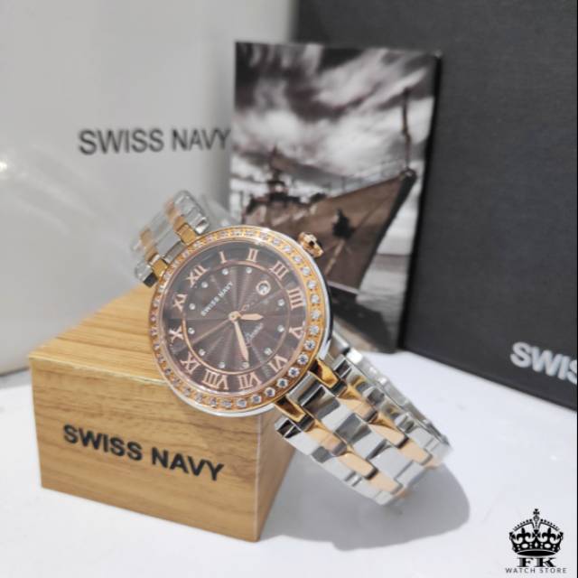 SWISS NAVY SN8347 / 8347 Original Jam Tangan Wanita SWISS NAVY Analog