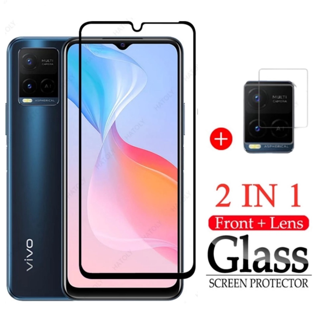 Paket Tempered Glass Vivo Y21t / Vivo Y21a / Vivo Y21e / Vivo Y21 / Vivo Y21s / Vivo Y33s Anti Gores