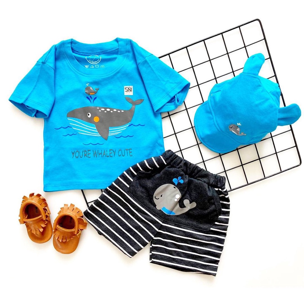 DANCE MONKEY babeebabyshop papa is my hero stelan anak setelan anak grosir baju bayi grosir baju anak LIL EXPLORER / HI LONDON / DOUBLE DECKER /  whALEY SET  HAPPY KOALA hugie bruno cubby