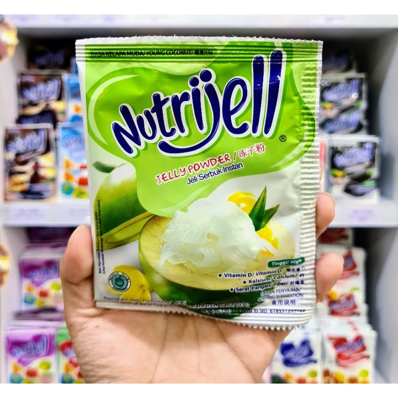 

NUTRIJELL JELLY POWDER KELAPA MUDA COCONUT 15GR JELI SERBUK INSTAN