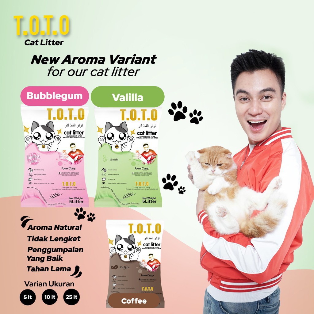 Jual TOTO CAT LITTER 10 L / PASIR GUMPAL KUCING | Shopee Indonesia