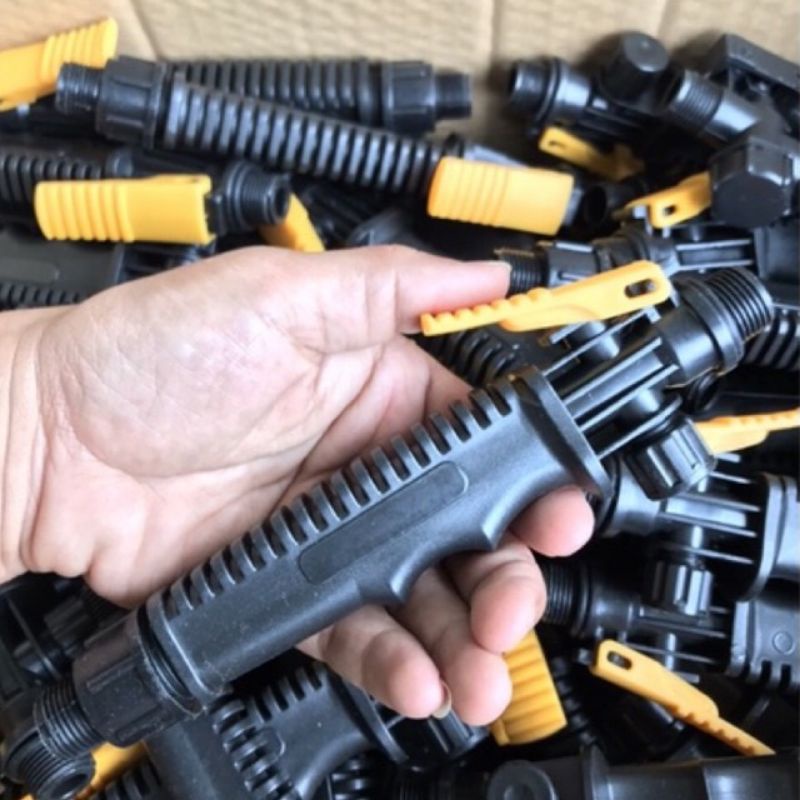 Hendle Sprayer Elektrik Pencetan Gagangtangki elektrik Kuning