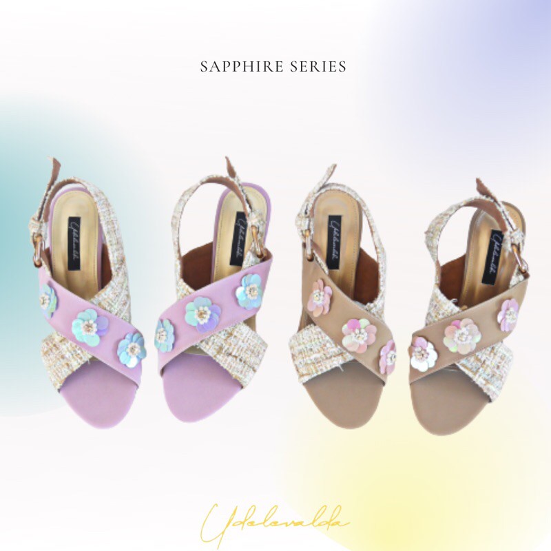 Udelevalda - Sapphire Series heels payet heels pesta heels wedding size 35-42