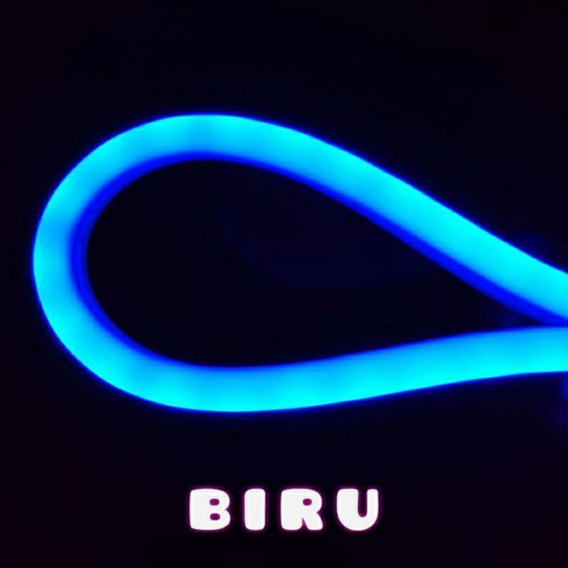 LAMPU ALIS MOTOR DRL Flexible 30 CM SILICONE BIRU MERAH PUTIH UNGU PINK ICE BLUE HIJAU