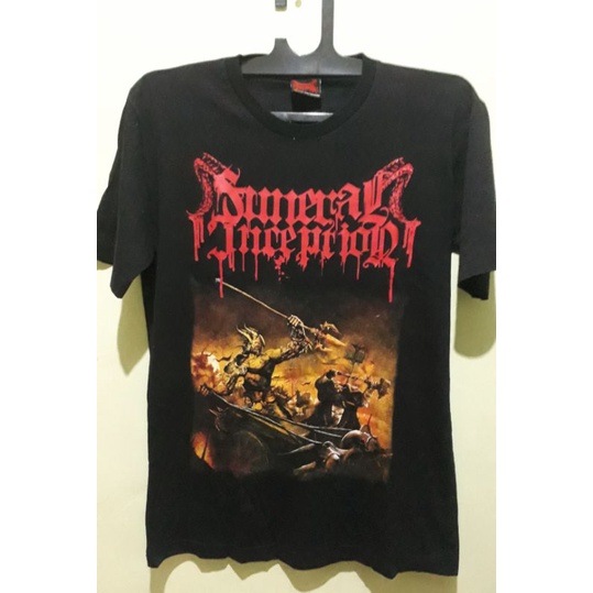 T-shirt second band funeral inception