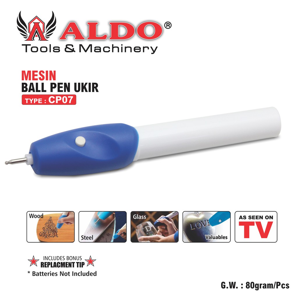 

MESIN DIE GRINDER GRAVIR MINI CP-07 / BALL PEN UKIR / ALAT UKIR / PENA UKIR / ENGRAVE ELEKTRIK MERK ALDO