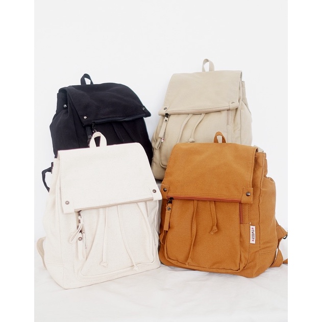 Joya Canvas Ransel- Tweelyforbag - Tas Ransel Wanita - Tas Wanita