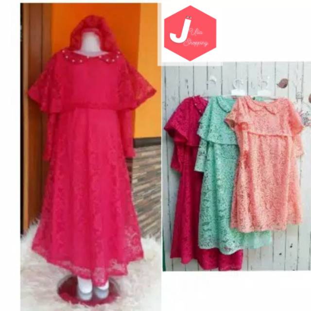 GAMIS BRUKAT ANAK UMUR 2-12 TAHUN