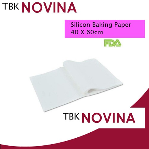 Silicone Baking Paper 40x60cm / 30x40cm Kertas Roti - Kertas Panggang Roti &amp; Kue / Tidak Lengket