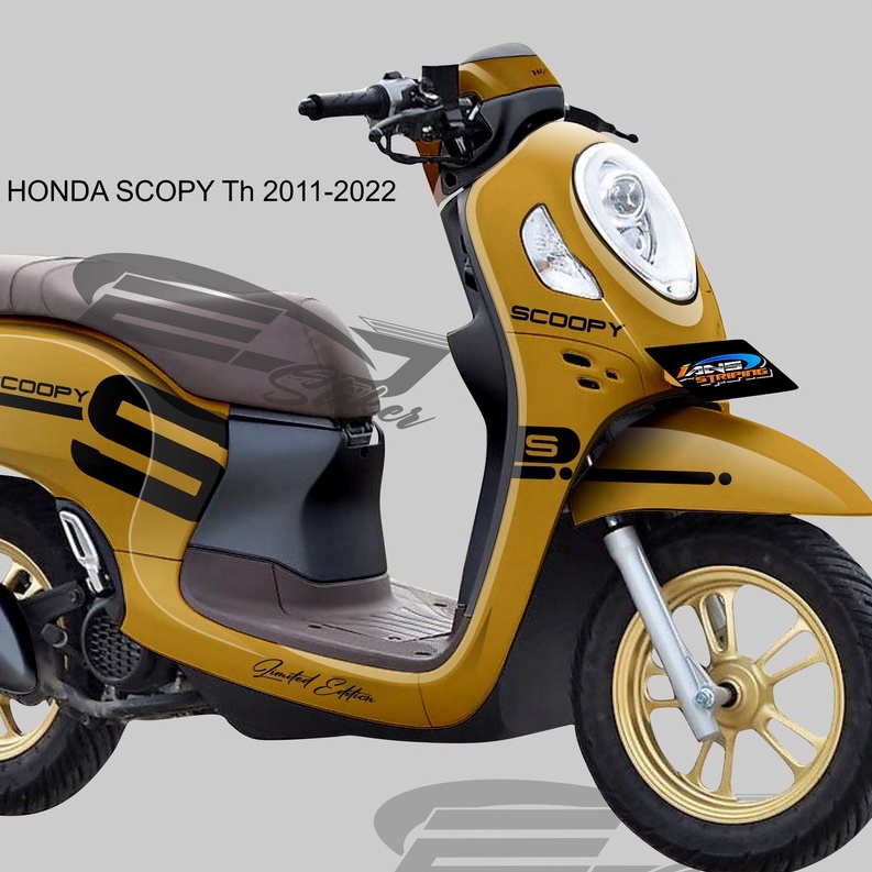 STIKER DECAL HONDA SCOOPY FULL BODY LILAC / DECAL STIKER SCOOPY 2021 2022