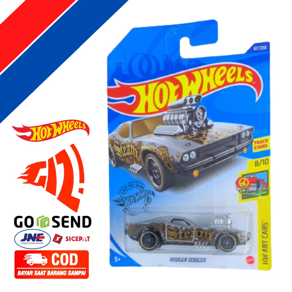 Hot Wheels Rodger Dodger Silver