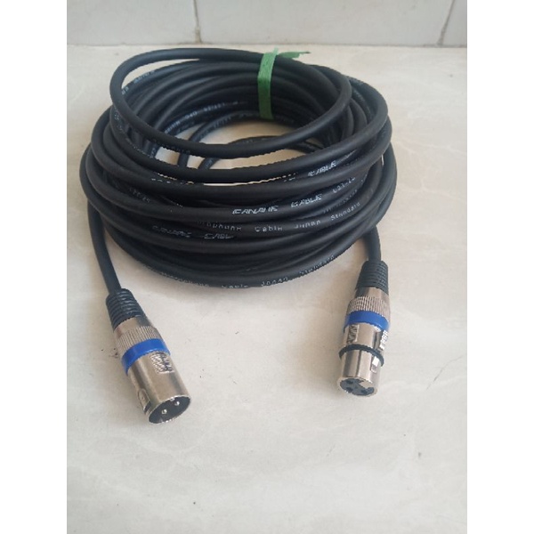 kabel mic canare jack canon male to canon female panjang 15m