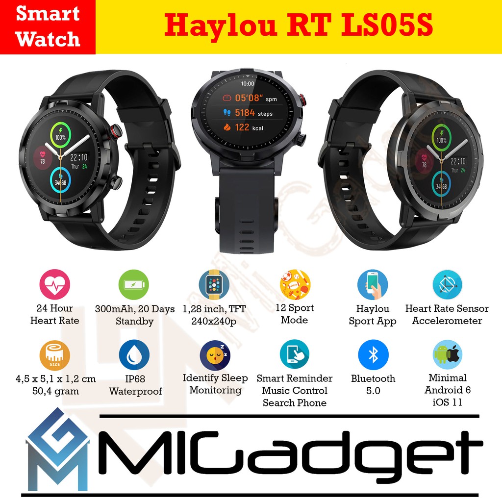 Haylou LS05S Haylou RT Haylou LS 05S Haylou RT LS05S Smartwatch