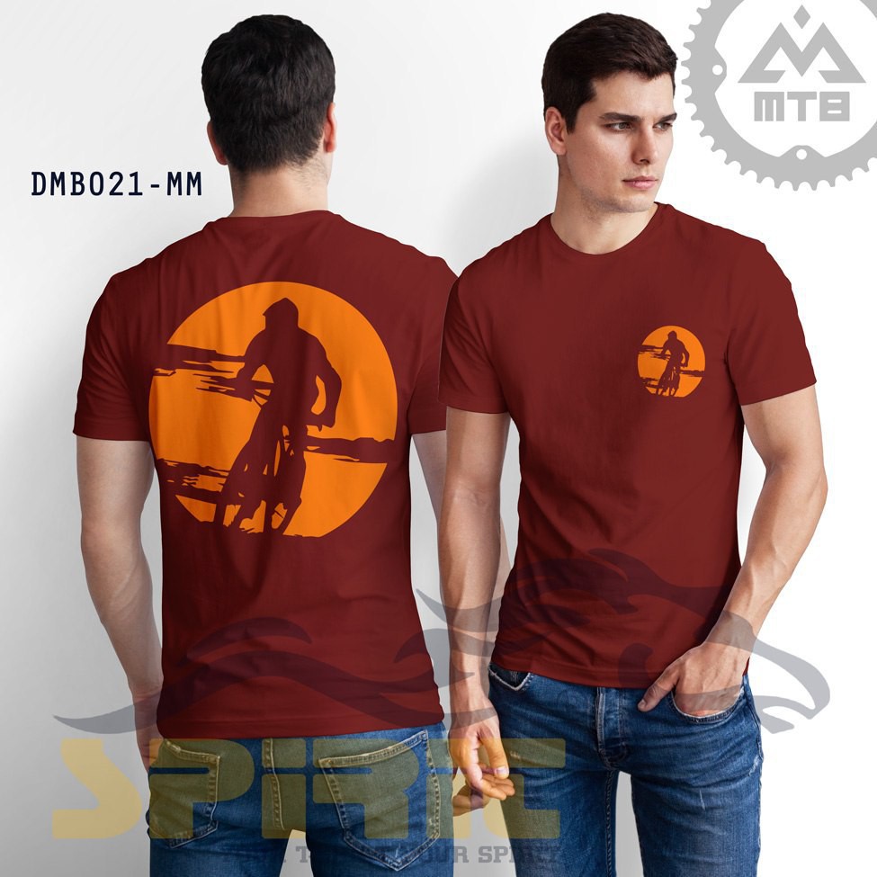 [TERMURAH] Baju Pria Gowes Sepeda Kaos Sepedah Mtb Thrill