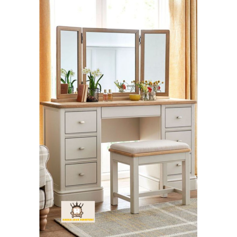 MEJA RIAS DUCO ANTIQUE MINIMALIS/TOLET MINIMALIS DUCO