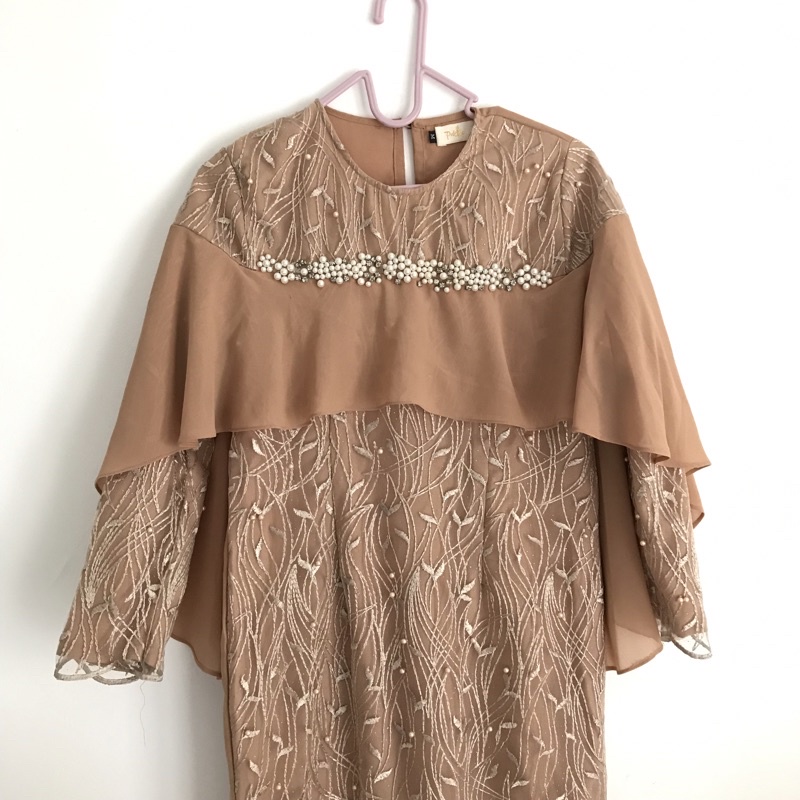 Dress Kebaya Duyung Mocca (DRESS WISUDA/DRESS KEBAYA/DRESS GRADUATION/DRESS DUYUNG)