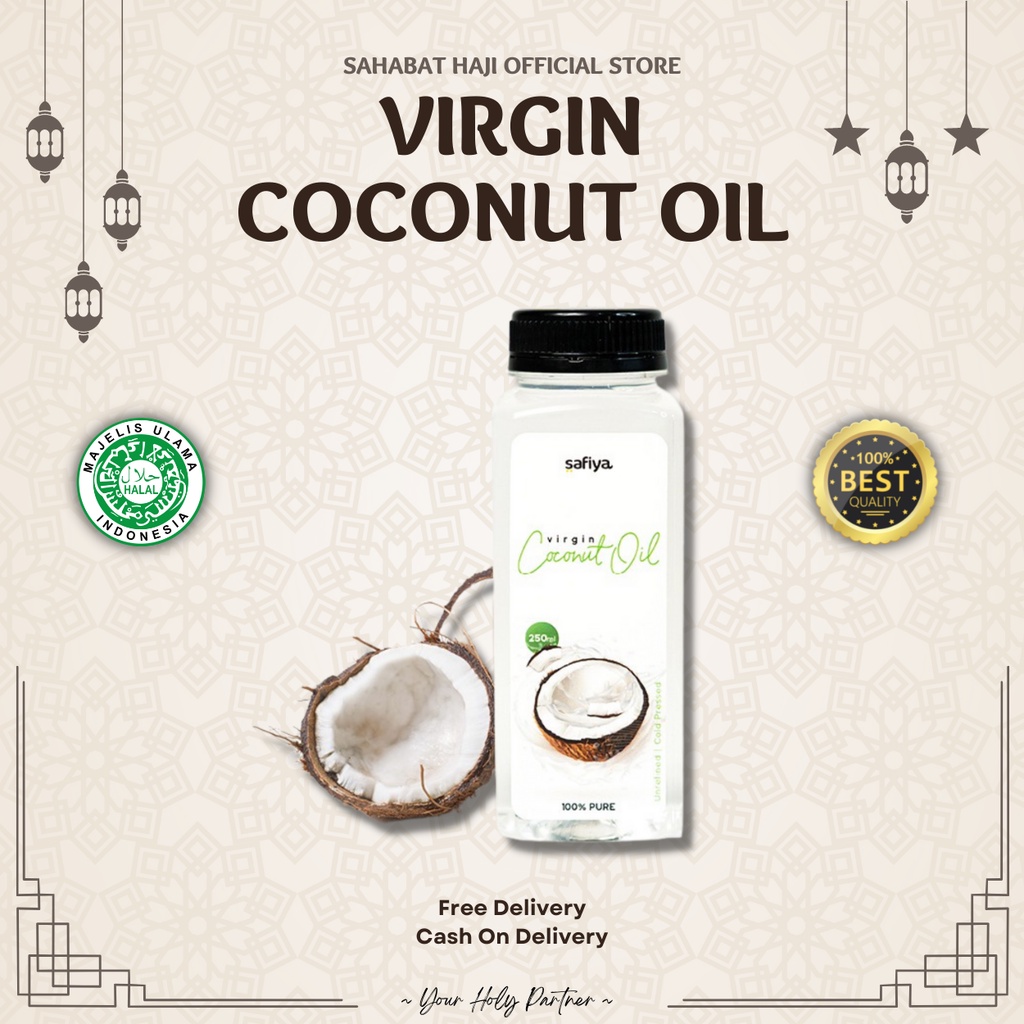 

Virgin Coconut Oil Super Premium 250 ml VCO - Minyak kelapa Murni Original Halal Pasti Berkah