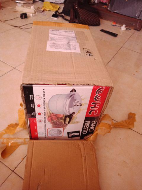 Happy Call Panci Presto 8 Liter Aluminium Belly (pinggang) Dengan Saringan Pengukus