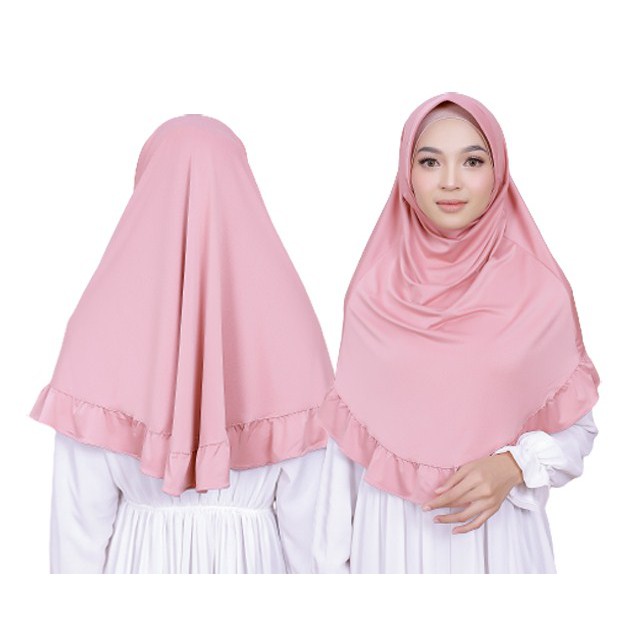 PROMO FLASH SALE GROSIR JILBAB HIJAB KERUDUNG BERGO INSTANT POLOS PET ANTEM MURAH PREMIUM NADIA