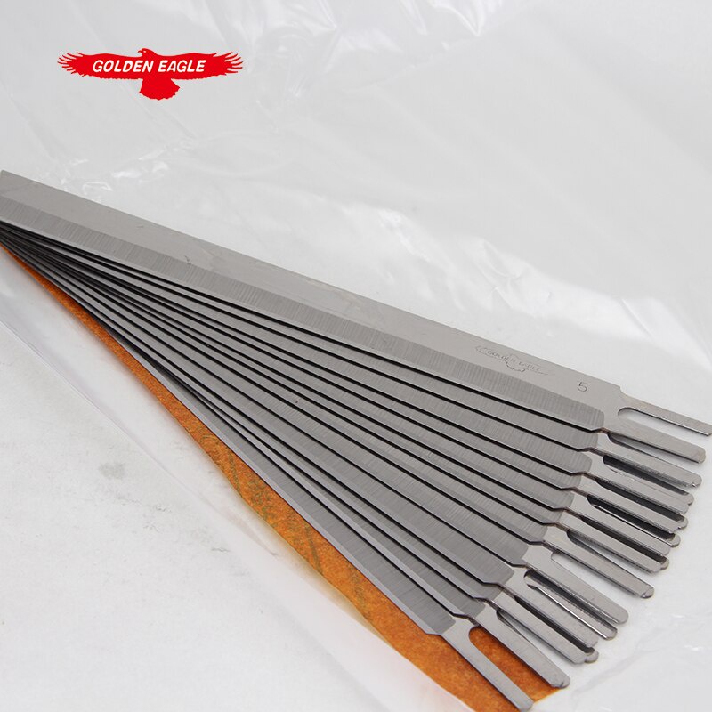 Pisau Lurus Mesin Potong KM Merek Golden Eagle / KM / Eastman/ Golden Eagle  5/6/7/8/10&quot;/PCS