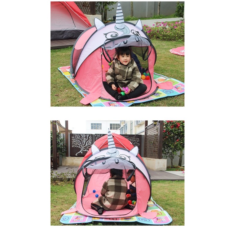 TENDA ANAK MODEL HEWAN BONUS TAS TENDA CAMPING ANAK LIPAT