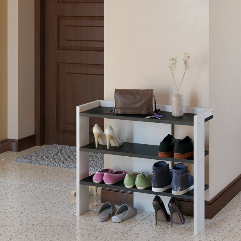 Rak Dinding Minimalis Serbaguna Sudut Tempel Kayu Pojok Buku Susun Perlengkapan Dapur Hiasan Model R