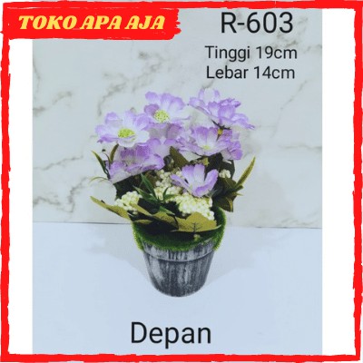 R603 Bunga Plastik Pajangan  Bunga Hias Dekorasi Kamar Hiasan Kamar Bunga Hiasan Rumah Flower A822