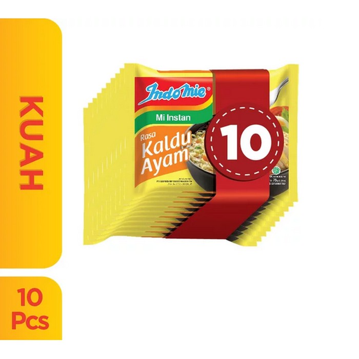 

Indomie Kuah Kaldu Ayam 10 pc